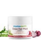 MamaEarth Onion Hair Mask, 200g with Onion Oil & Organic Bamboo Vinegar For Hair Fall Control